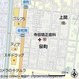富山県高岡市泉町周辺の地図