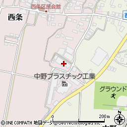 長野県中野市西条11-1周辺の地図