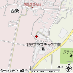 長野県中野市西条11周辺の地図