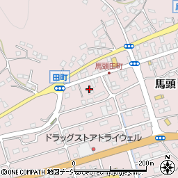 栃木県那須郡那珂川町馬頭1982周辺の地図