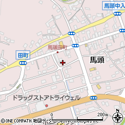 栃木県那須郡那珂川町馬頭1976周辺の地図