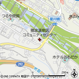 穂波温泉区コミュニティセンター周辺の地図