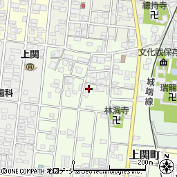 富山県高岡市上関町周辺の地図
