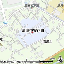 栃木県日光市清滝中安戸町周辺の地図