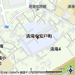 栃木県日光市清滝中安戸町周辺の地図