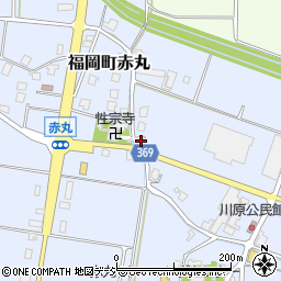 富山県高岡市福岡町赤丸416周辺の地図