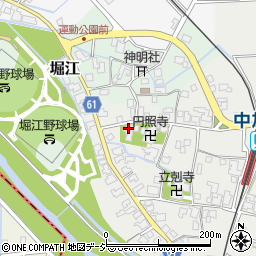 竹願寺周辺の地図