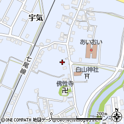 石川県かほく市宇気タ38周辺の地図
