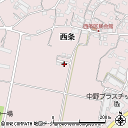 長野県中野市西条671-5周辺の地図