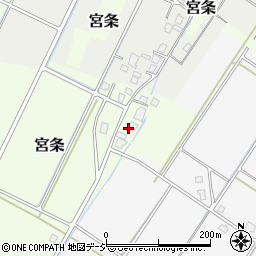 富山県富山市宮条152周辺の地図