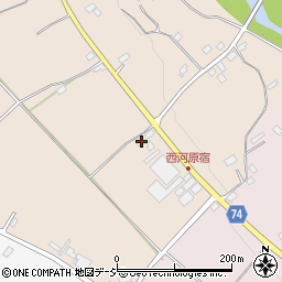 栃木県さくら市鷲宿2786周辺の地図
