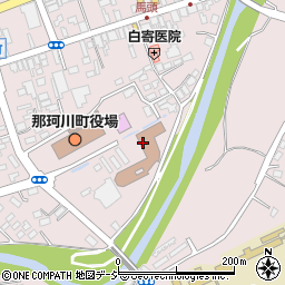 那珂川町役場　馬頭総合福祉センター周辺の地図