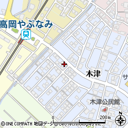 富山県高岡市木津2554周辺の地図