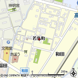 富山県高岡市若生町周辺の地図