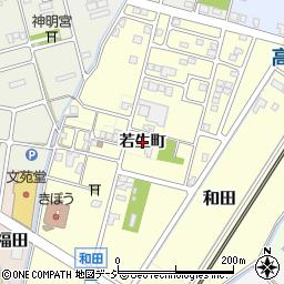 富山県高岡市若生町周辺の地図
