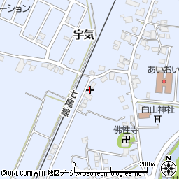 石川県かほく市宇気タ43周辺の地図