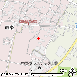 長野県中野市西条837-5周辺の地図