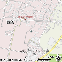 長野県中野市西条837-6周辺の地図