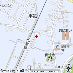 石川県かほく市宇気タ43-10周辺の地図