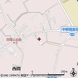 長野県中野市西条387周辺の地図