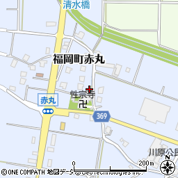 富山県高岡市福岡町赤丸407周辺の地図