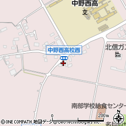長野県中野市西条172-10周辺の地図