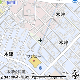 富山県高岡市第一木津752-2周辺の地図