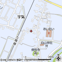 石川県かほく市宇気タ36周辺の地図