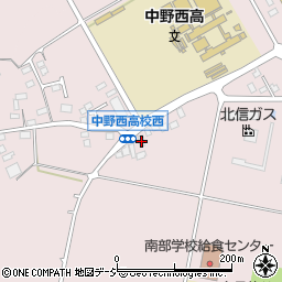 長野県中野市西条172周辺の地図