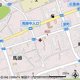 栃木県那須郡那珂川町馬頭327周辺の地図