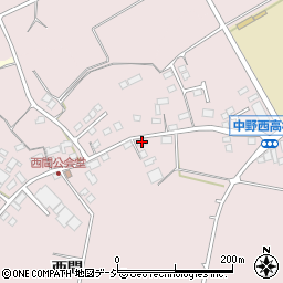 長野県中野市西条390周辺の地図