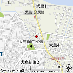 ホワイト急便・ホープクリーニング富山犬島工場周辺の地図