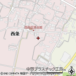 長野県中野市西条810周辺の地図