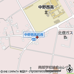 中野西高校西周辺の地図