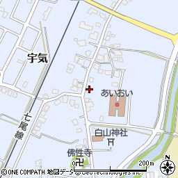 石川県かほく市宇気タ32周辺の地図