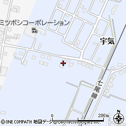 石川県かほく市宇気子1-47周辺の地図