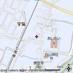 石川県かほく市宇気タ27周辺の地図