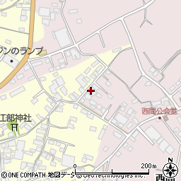 長野県中野市西条446周辺の地図