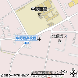 長野県中野市西条169-2周辺の地図