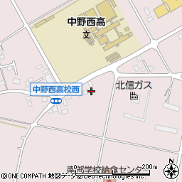 長野県中野市西条169周辺の地図