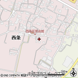 長野県中野市西条812周辺の地図