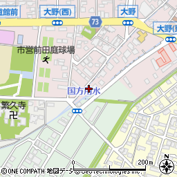 富山県高岡市大野144周辺の地図