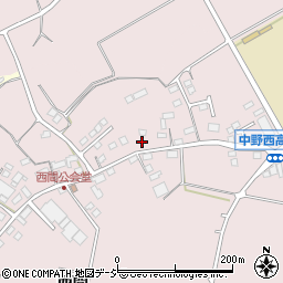 長野県中野市西条416周辺の地図