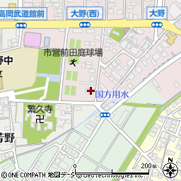 富山県高岡市大野137周辺の地図