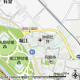 富山県滑川市常光寺周辺の地図