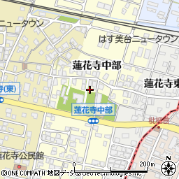 富山県高岡市蓮花寺中部周辺の地図