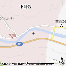 石川県津幡町（河北郡）下河合（ソ）周辺の地図