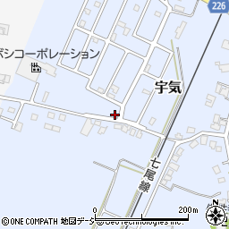 石川県かほく市宇気ツ19-13周辺の地図