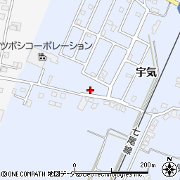 石川県かほく市宇気ツ19-9周辺の地図