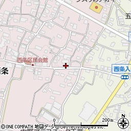 長野県中野市西条832周辺の地図